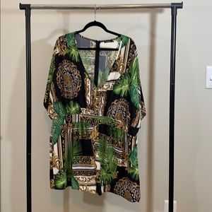 Tropical Print Romper